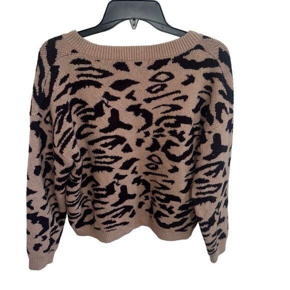 Lulus Good For You Taupe Leopard Print Sweater - Picture 3 of 8
